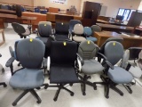 (10) Misc Rolling Office Chairs