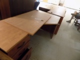 L Shaped Desk & Desk