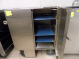Stainless Steel Storage Cabinet on Heavy Duty Casters