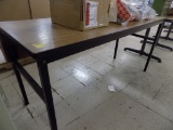 5' Wooden Work Table