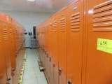 (3) Locker Sections: (1)9' Double Sided 18 Lockers;(1) 8' Double Sided 16 L