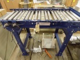 4' Section of Roller Conveyer w/Air Actuated Stoppers
