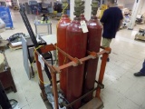 4 Carbon Dioxide Tanks in Holding Cage