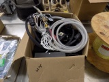 Box of Cable & Power Supplies