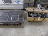Pallet of Wire Shelves, Pallet of Misc Wires & Fixtures