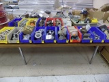 (19) Tubs of Misc Hardware & Machine Parts