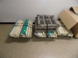 (3) IBM Pallets of Stainless Steel Stands and Roller Parts