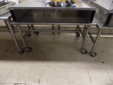 Stainless Steel Work Table 4' On Casters