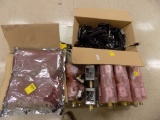 Pallet of Cords, Gloves, Outlet Boxes, Misc Office Supplies