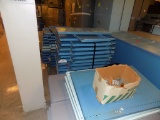 (4) Pallets of Disassembled Shelves & Parts, 2 On IBM Pallets