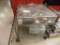 Chrome Wire Rolling Cart w/Power Supply in Clear Plastic Container w/Conten