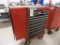 Craftsman Roller Cabinet w/Side Cabinet Red