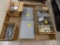 Pallet w/Several Organizers Full of Good Quality Hardware, and New Jars of