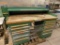 67'' HD Work Bench Green with Wood Top Shelf and Back Splash