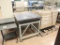 6 Drawer Steel Lab Bench Base with 4' Stone Top, 3x3 Black Granite Surface