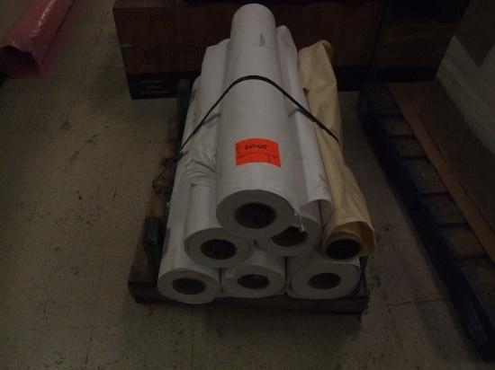 (7) Rolls Plotter Paper, 36'' Long