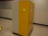 44'' Yellow ''Flamables'' Storage Cabinet and One 36'' 5 Door Lateral File