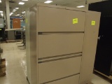 36'' Lateral File, 4 Doors, Tan