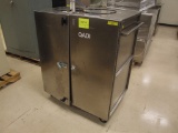 36'' x 37'' x 41'' 2 Door Stainless Steel Drying Cabinet on Casters