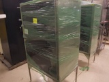 3' x 2' x 4' Stianless Steel, Clear Door, Drying Cabinet