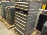 10 Drawer Vidmar Cabinet, 30'' Wide, Missing Drawer in Front