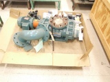 Stokes Vacuum Pump with 2HP Leroy Somer Electric Motor, 3 Misc Solenoids Al