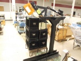 Eriez Magnetics Safe Hold Lifter on Shop Built Stand w/ Electric Actuator