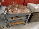 Rubbermaid Cart w/Copper Temp. Test Fixture