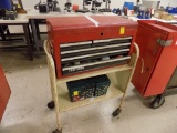 Craftsman Top Box w/Roller Cart & Small Tool Box Red/