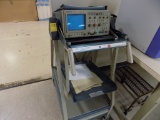 Tektronix 2430 Portable Oscilloscope on Lab Cart