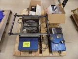 Pallet w/Solder Pot & Misc. Test Equip.