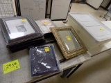 Lg. Grp of New Frames, Mirror, Plastic Tote