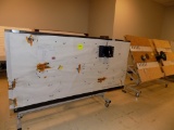 (2) 4' x 8' Layout Boards - (1) w/elec. Tape Disp., (1) Set Up As a Test Bo