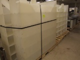 Three Poly-Pro 6' Shelves with (20) Cubicals Each on Two Pallets