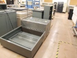 (2) Lab Storage Cabinets with Glass Doors