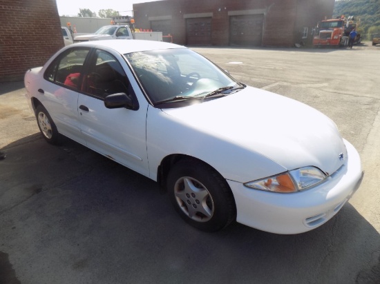 2002 Chevrolet Cavalter, 4DSN, White, Automatic, 106,779 Miles, Vin# 1G1JC5