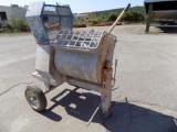 Stone Cement Mixer, Trlr, Mtd, Electric Operated, 110V, 1PH, 1 1/2 Hp Motor