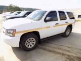 2012 Chevrolet Tahoe, SUV, 4wd, White with Yellow Stripe, Automatic, Extra