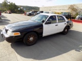 2008 Ford Crown Vic, Black and White, V8 Gas Engine, Automatic, Police Pack