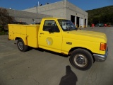 1989 Ford F-250, Service Truck, Yellow, Reading Utility Body, V8 Gas Engine