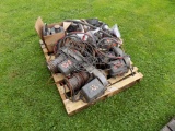 Pallet of Winches & Asst Winch Parts - (3) Winches & Misc