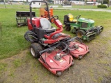 Toro Groundmaster 3500-D 3-Unit Mower, Kubota Dsl. Eng., 3-Wheel, 4670 Hrs.