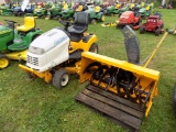 Cub Cadet 3204 Garden Tractor, PS, Hyd. Lift, 44'' Deck w/2-Stage Snowblowe