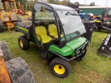 John Deere Gator TX 4 x 2 UTV with Glass Door Cab, 1405 Hours, Hyd. Dump Be