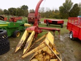 New Holland 707, 3Pth, Chopper with Iron Corn Head and Pick Up Head (Was Lo