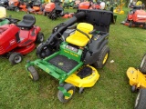 JD Z-425 Zero-Turn Mower w/48'' Deck, w/Powerflow Bagger, 363 Hrs, S/N- 062