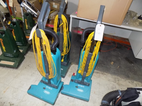 (3) Comm'l Vacuums - (2) Tennent 3120 & (1) Noble Ultra Guide