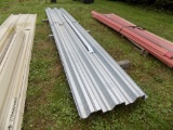Group of Galvanized Building Const. Steel Sections 20'