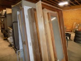 Group of Doors, 4 Slabs, Bi-Fold, & 4 Framed Doors & 1 Storm Door
