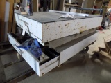(2) Weather Guard Sliding Drawer Toolboxes Full of Misc Pieces